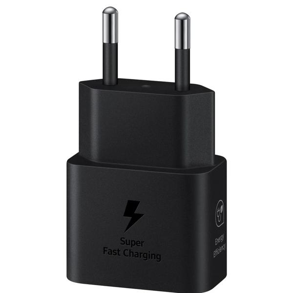 Cargador Superrápido Tipo C 25W Negro
