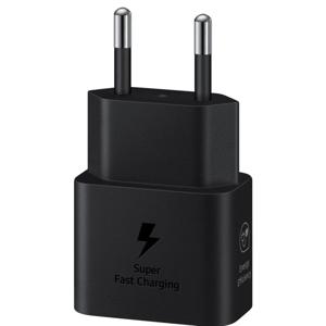 Cargador Superrápido Tipo C 25W Negro