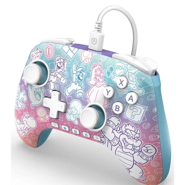 Control Gamer Alámbrico NS2 Mushroom Kingdom