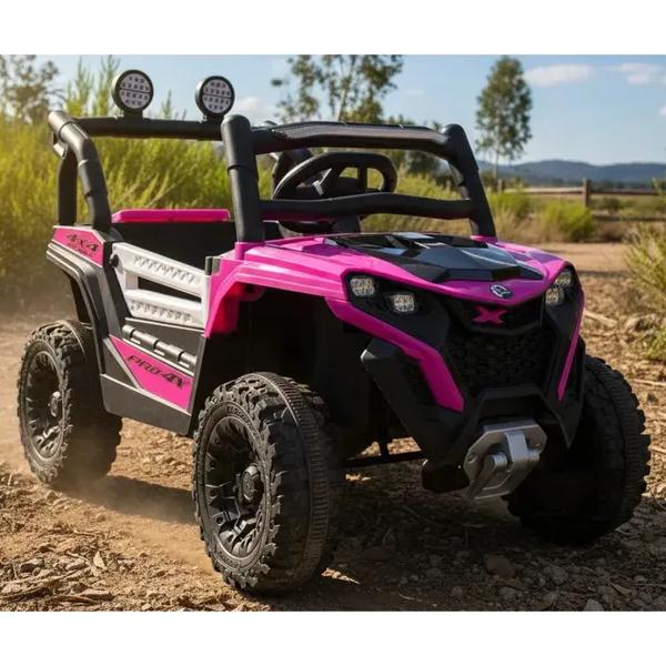 Auto Eléctrico Buggy Adventurer Infantil Rosa