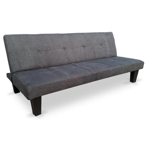 Futón Harper Gris 165x67x70