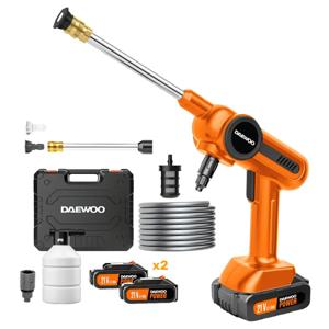 Hidrolavadora Daewoo Inalámbrica DAX65-LI Portátil Naranja