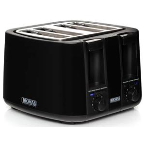 Tostador Thomas TH-126 4 Panes Color Negro