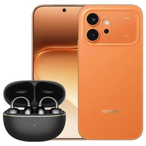 Kit Honor 600 512 GB + Earbuds Clip2 Pro Naranjo