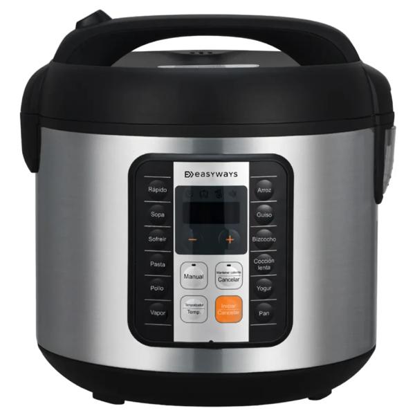 Olla de Cocción MultiCooker Pro 5.5 L EasyWays Silver