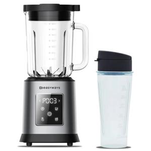 Licuadora PowerBlend 1.8 Litros EasyWays + Vaso To Go Negro