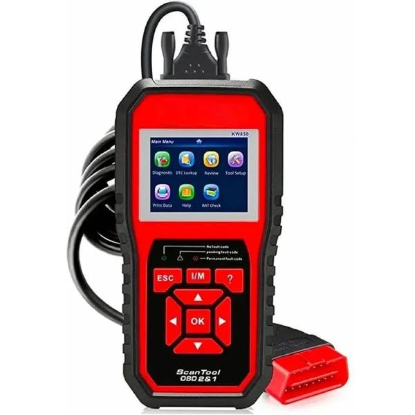 Escáner Automotriz Konnwei KW850 OBD2 EOBD Multimarcas