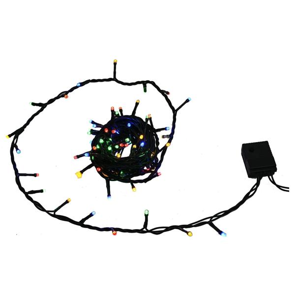 Guirnalda Navidad LED 100 luces luz multicolor