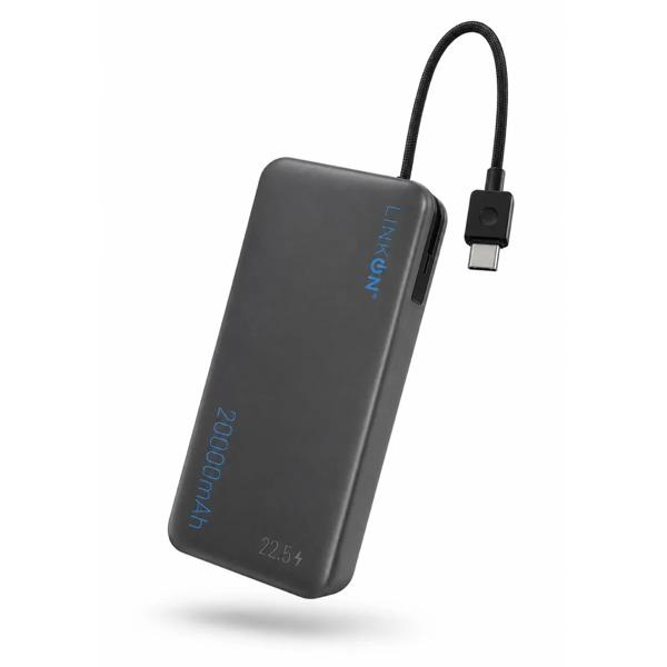 Power Bank Batería Externa 20.000 mAh Linkon Gris