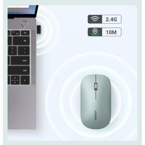 Mouse Inalámbrico Ultra-Slim Verde Claro UGREEN MU001