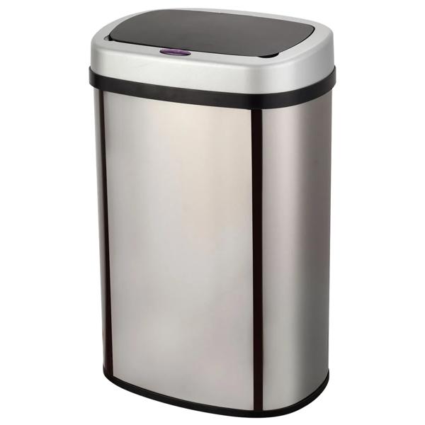 Basurero sensor cromo 58 lt