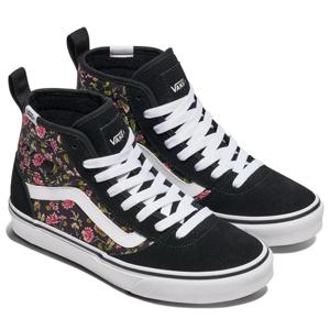 Zapatilla Negra Con Caña Mujer Ashwood Hi Decon Vans
