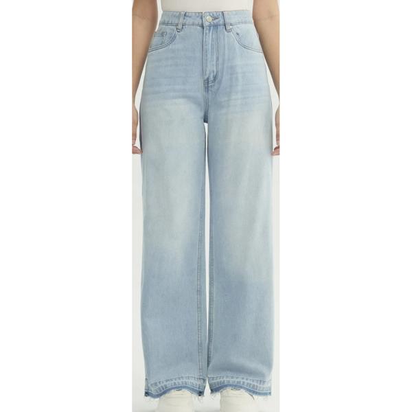 Jeans Mujer Calce Recto Azul