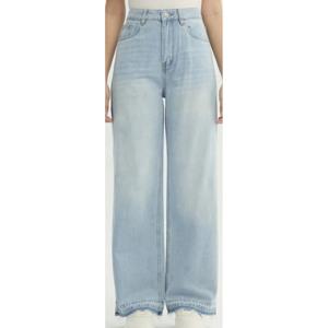 Jeans Mujer Calce Recto Azul