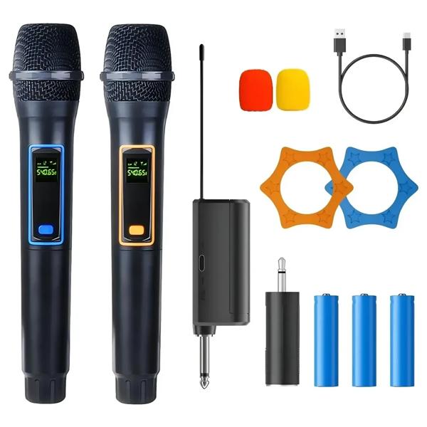 Micrófono Inalámbrico Profesional Dinámico Karaoke Kit 2pcs