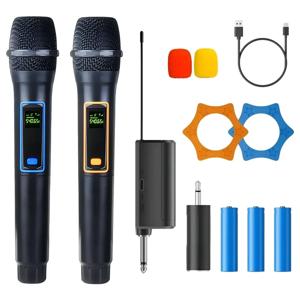 Micrófono Inalámbrico Profesional Dinámico Karaoke Kit 2pcs