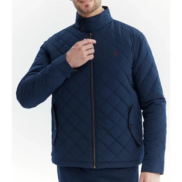 Parka Hombre Slim Azul Marino