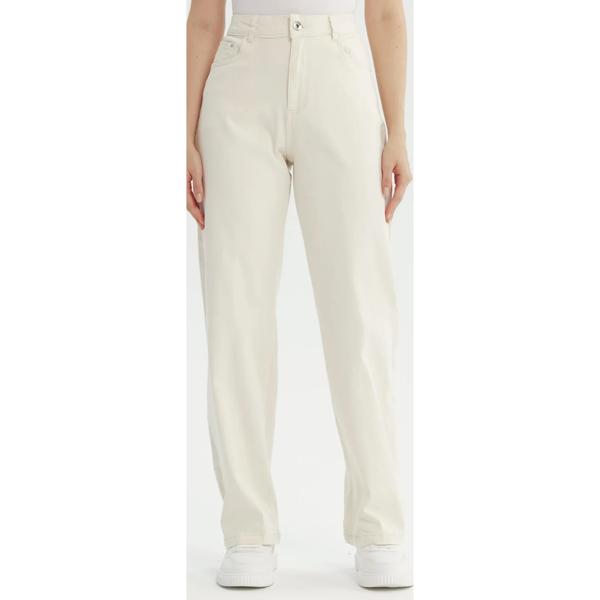 Jeans Calce Recto Mujer Crudo