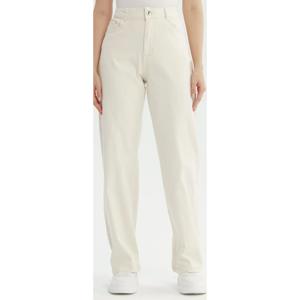 Jeans Calce Recto Mujer Crudo