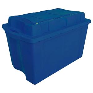 Caja organizadora Fullbox azul petróleo polietileno 140 lt