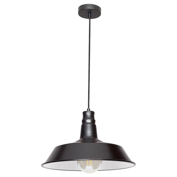 Lámpara de colgar 40 W E27 Isi negro