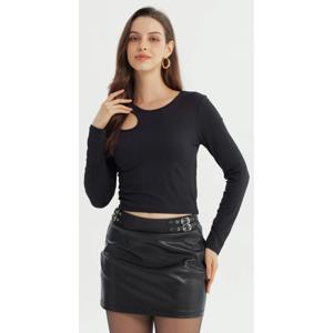 Polera Mujer Ajustado Negro