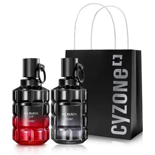 Set Perfumes Cyzone All Black + All Black Vip Hombre