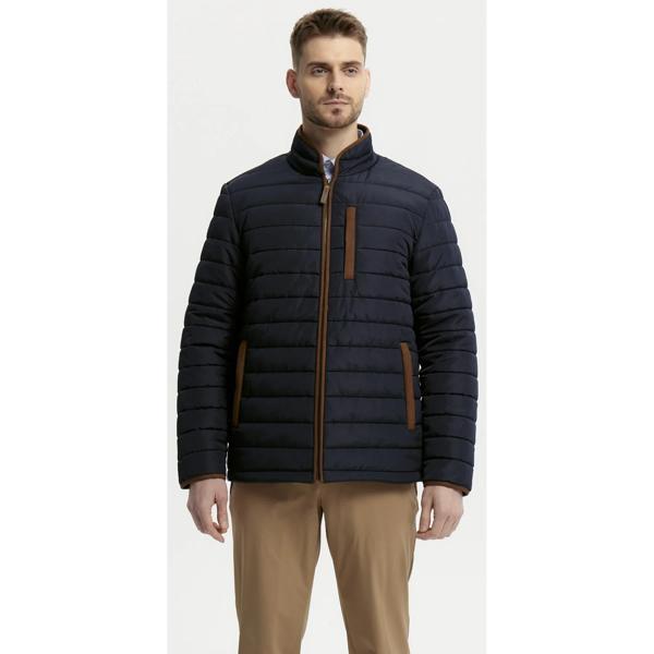 Parka Hombre Slim Azul Marino