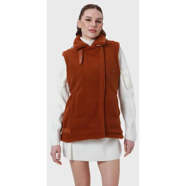 Polar Mujer Corderito Hebilla Camel