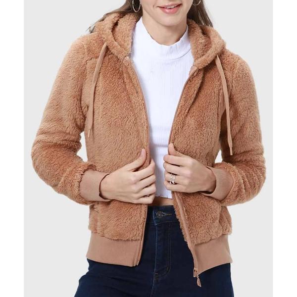 Polar Mujer Peludo Camel