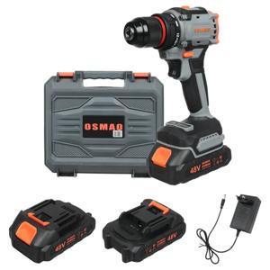 Taladro Inalámbrico Osmao 48V 2 Baterías con Estuche
