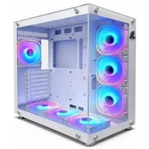 Gabinete Gamer Anilius Blanco ATX Mid Tower Vidrio Templado