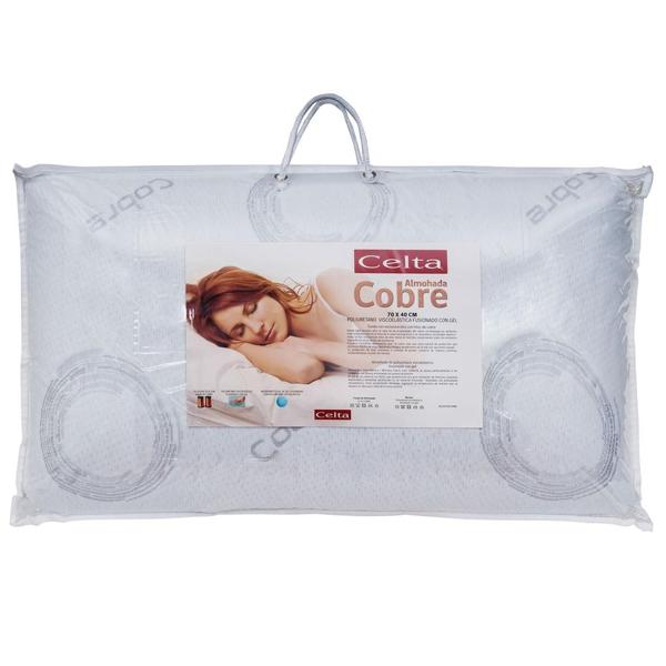 Almohada Viscoelástica Viscogel Cobre 70x40 cm