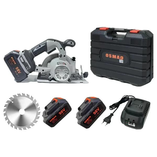 Sierra Circular Inalámbrica Osmao con 2 Baterías 98V