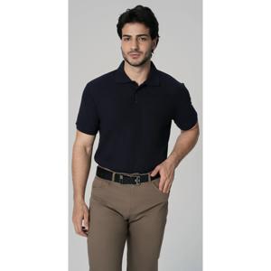 Polera Regular Hombre Azul Marino