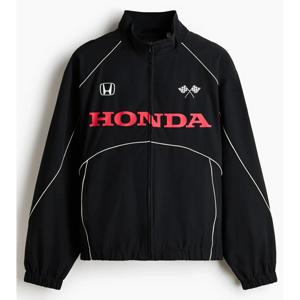 Chaqueta deportiva en nylon estampado Loose Fit