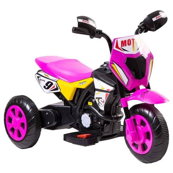 Moto Eléctrica Cross Rosa Bebesit
