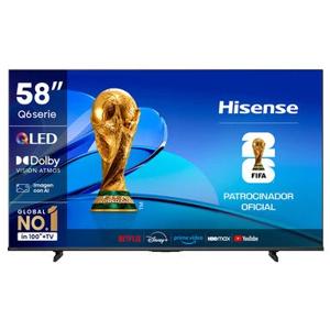 Smart TV QLED 58" Hisense UHD 4K VIDAA 58Q6QV