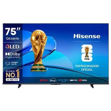 QLED 75" Hisense 75Q6QV Ultra HD 4K
