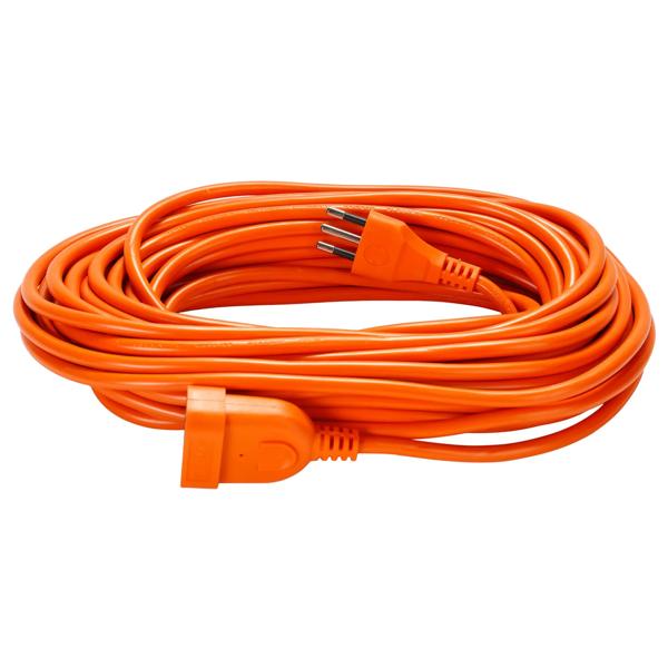 Extensión eléctrica 1 posición 15 m 10A 250V naranjo
