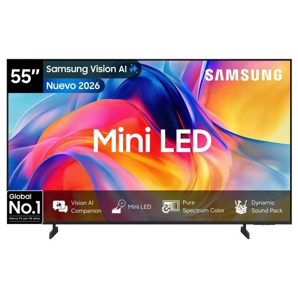 Smart TV Samsung 55" Mini LED M70H 4K Vision AI 2026