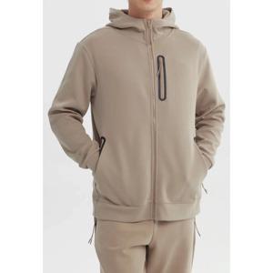 Polerón Hombre Slim Beige Oscuro