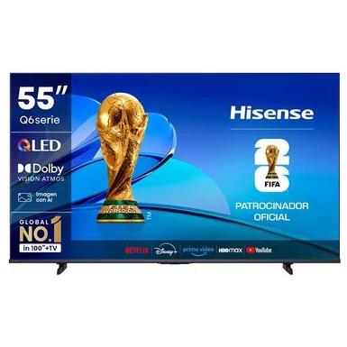 QLED 55" Hisense Ultra HD 4K 55Q6QV