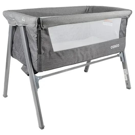 Minicuna Colecho Lía Gris Liso Cosco