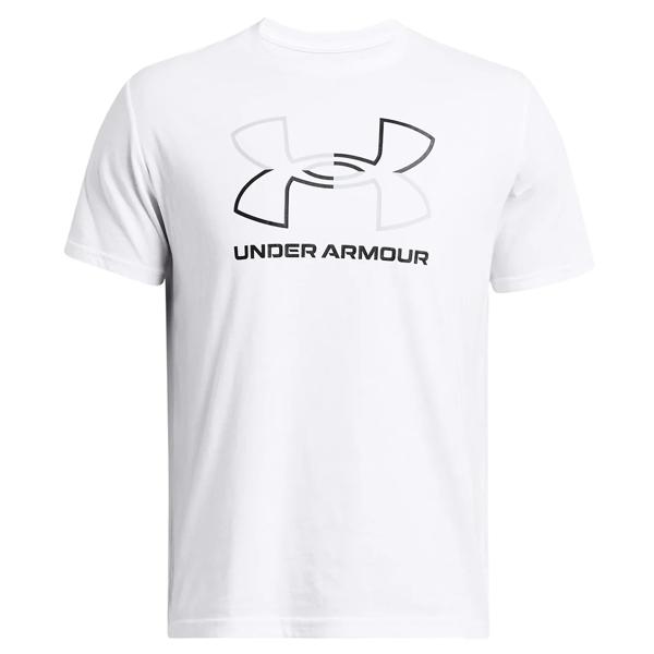 Polera manga corta UA Foundation blanco para hombre