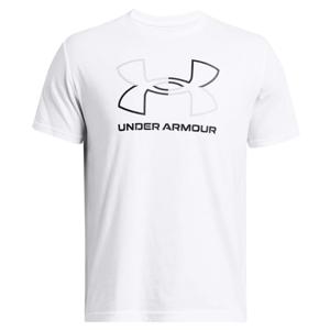Polera manga corta UA Foundation blanco para hombre