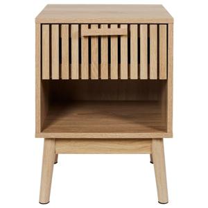 Velador Atenea natural 55x40x35 cm 1 cajón