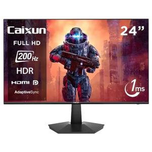 Monitor Gamer Caixun 24" FHD VA 200Hz HDMI DP 1ms Negro