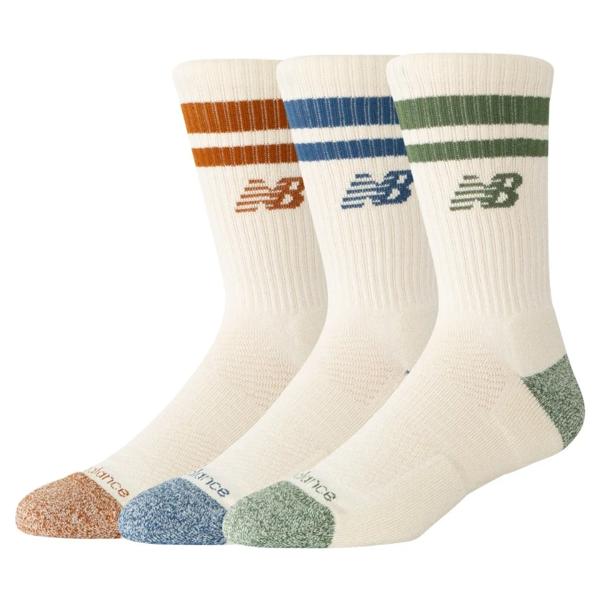 Pack 3 Calcetines Unisex New Balance Lifestyle Striped Crew Multicolor