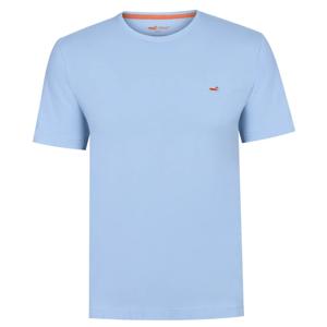 Polera Algodón Orgánico Hombre Basic Azul Claro Rockford